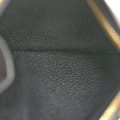 Louis Vuitton Empreinte Monogram Zipped Romy Card Holder Black 5 of 9