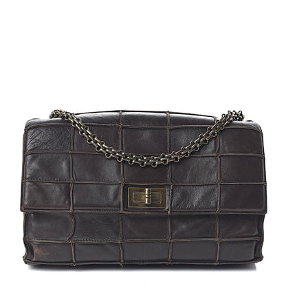 Chanel Lambskin Medium Patchwork Mademoiselle Single Flap Brown 1 of 11