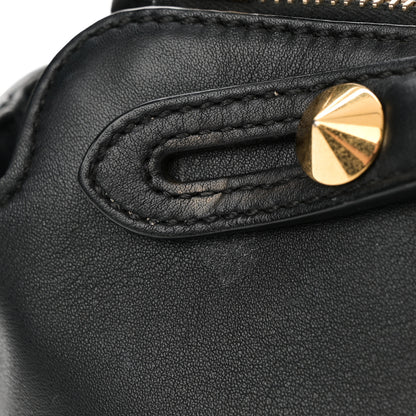 Fendi Vitello Dolce Chain Tail Gold Edition Medium By The Way Boston Bag Black 10 of 10