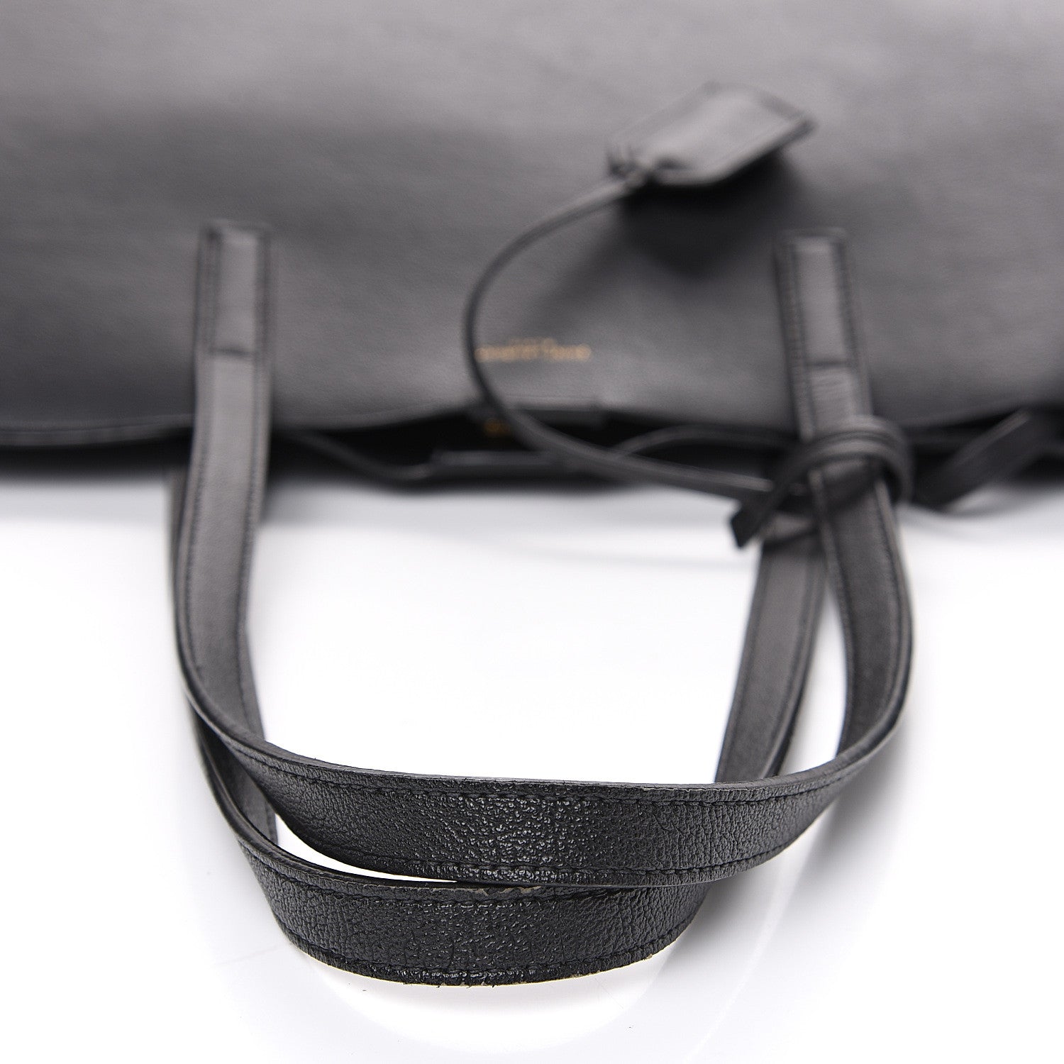 Saint Laurent Calfskin Large Shopping Tote Black 8 of 13