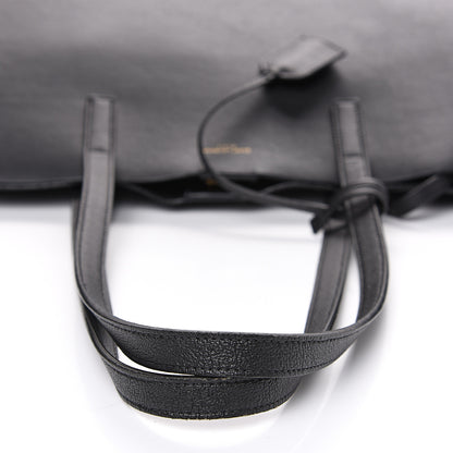 Saint Laurent Calfskin Large Shopping Tote Black 8 of 13