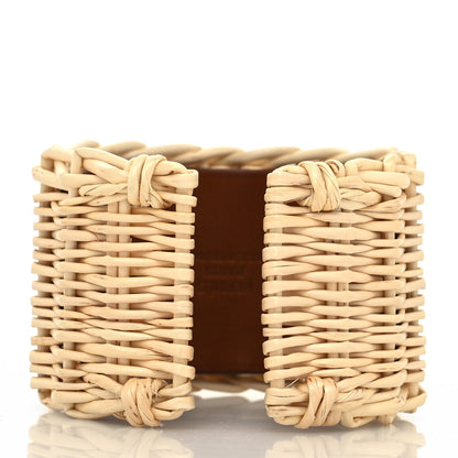 Hermes Barenia Osier Collier De Chien CDC Picnic Bracelet T2 Fawn 3 of 6