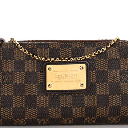 Louis Vuitton LOUIS VUITTON Damier Ebene Eva Clutch 8 of 10