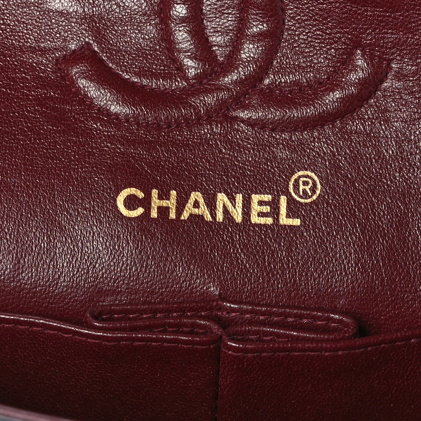 Lambskin Quilted Small Double Flap Black