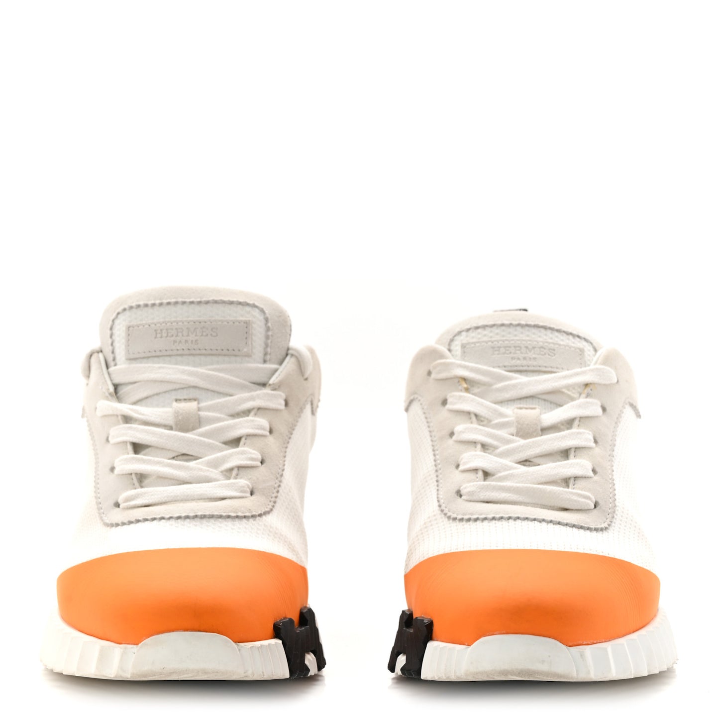 Graphic Mesh Suede Goatskin Womens Bouncing Sneakers 37 Orange Multicolor