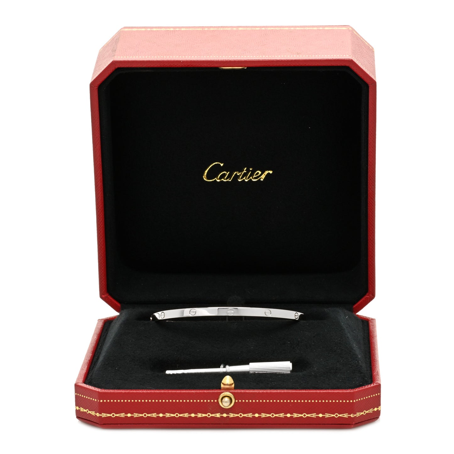 18K White Gold Small LOVE Bracelet 18