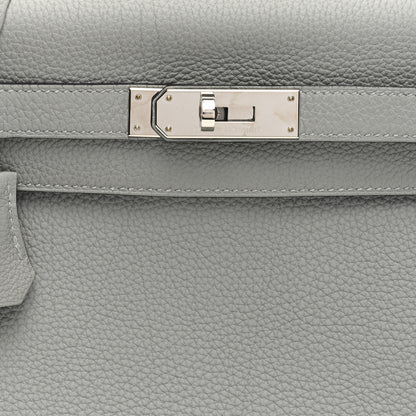 Hermes Togo Horseshoe Kelly Retourne 28 Gris Mouette 8 of 10