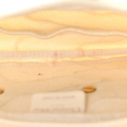 Christian Dior Canvas Embroidered Camouflage Saddle Bag White 11 of 12