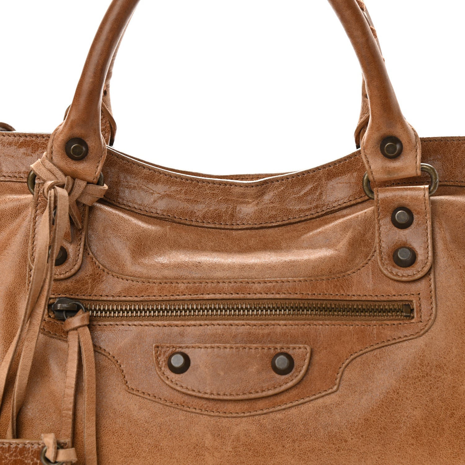 Balenciaga Chevre Classic Hardware City Caramel 8 of 11