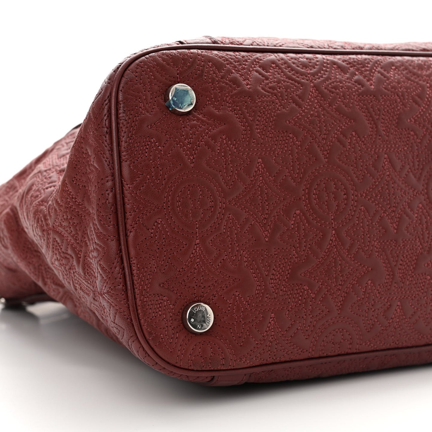 Monogram Lambskin Antheia Ixia MM Fuchsia