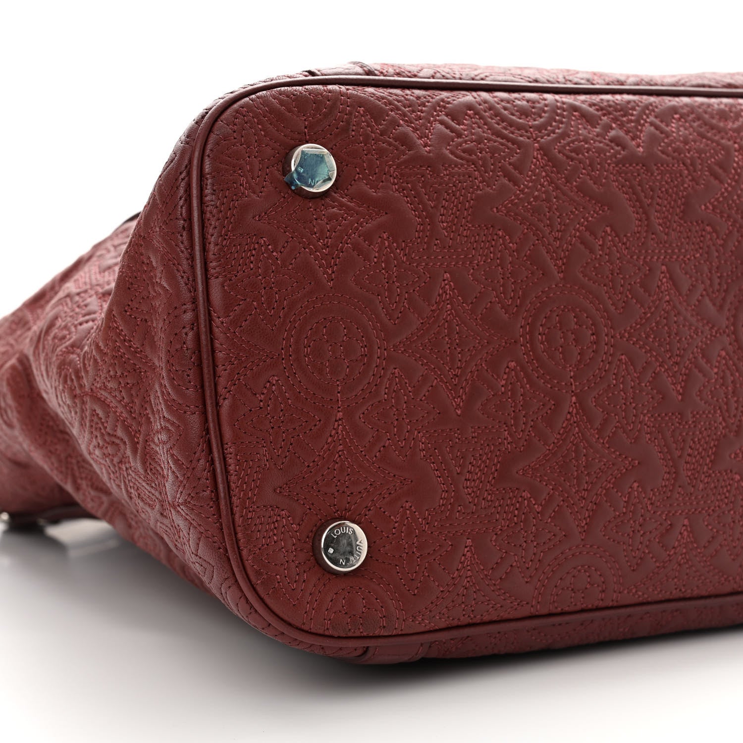 Louis Vuitton Monogram Lambskin Antheia Ixia MM Fuchsia 8 of 13