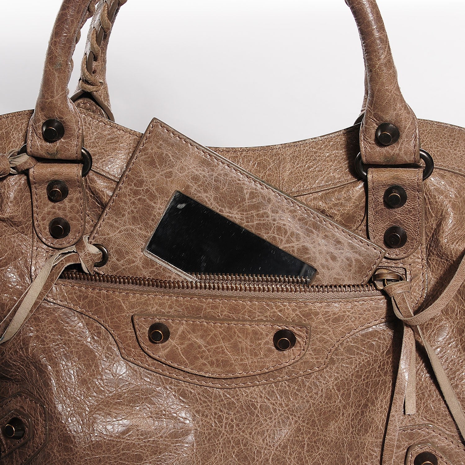 Balenciaga Agneau Classic Hardware Town Gris Poivre 11 of 14