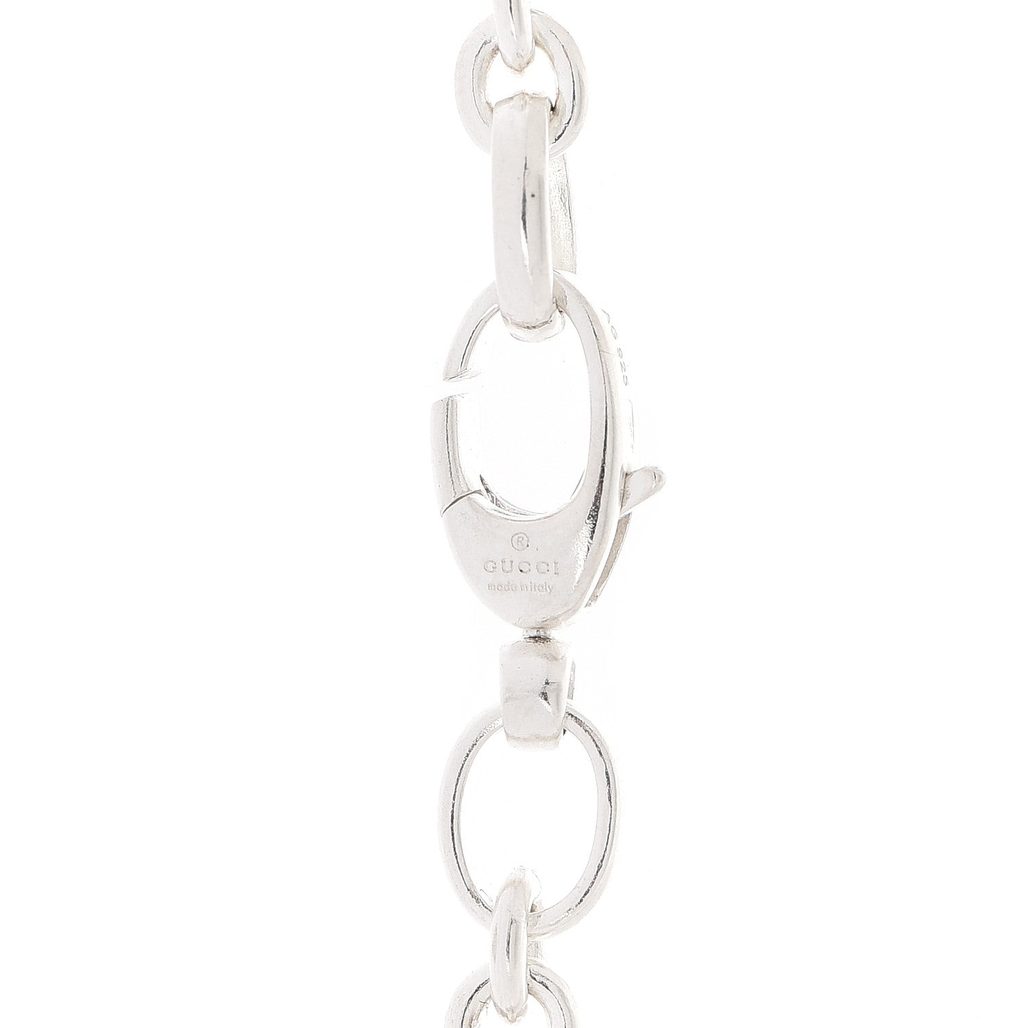 Gucci Sterling Silver Britt Necklace 4 of 5
