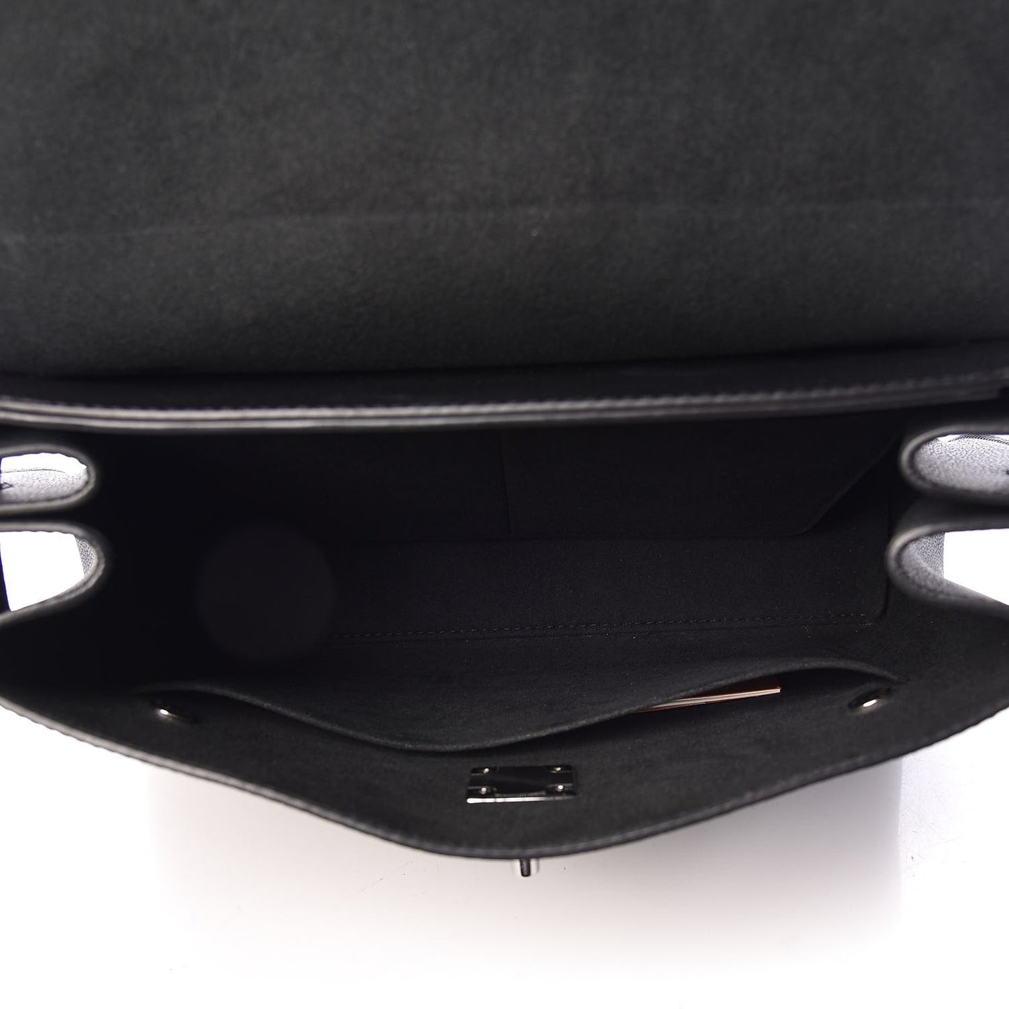 Soft Calfskin Lockme Ever Black