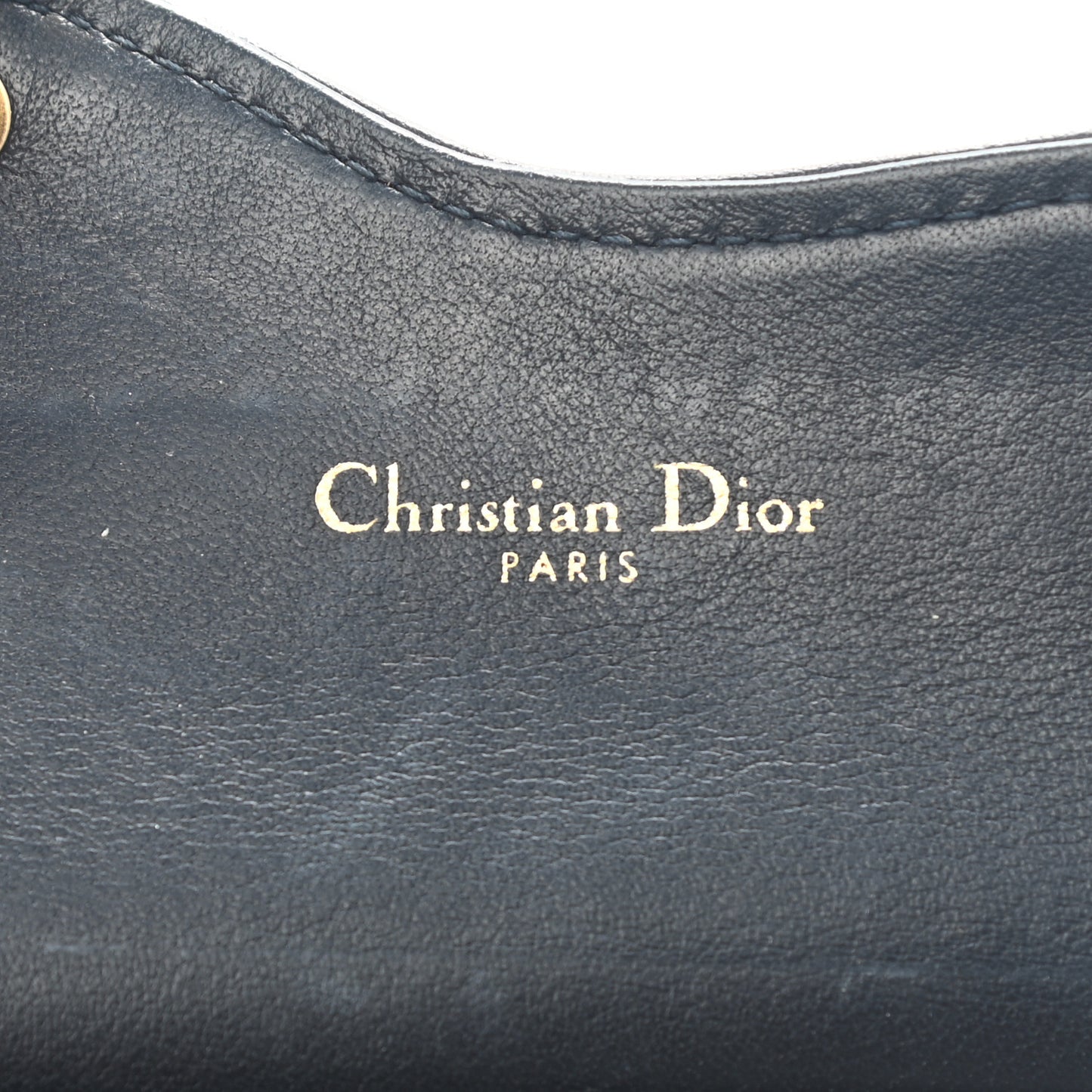 Oblique Saddle Card Holder Blue