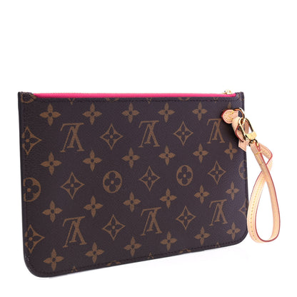 Louis Vuitton Monogram Neverfull MM GM Pochette Pivoine 2 of 5