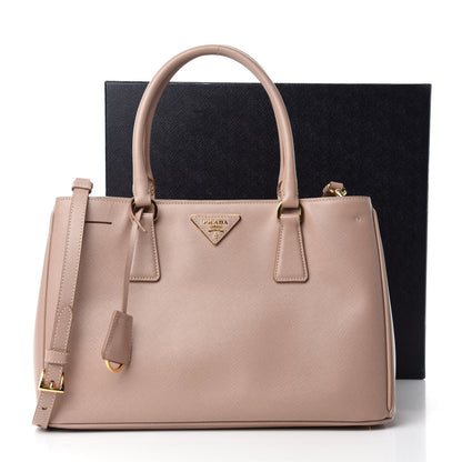 Prada Saffiano Lux Medium Tote Cammeo 15 of 15