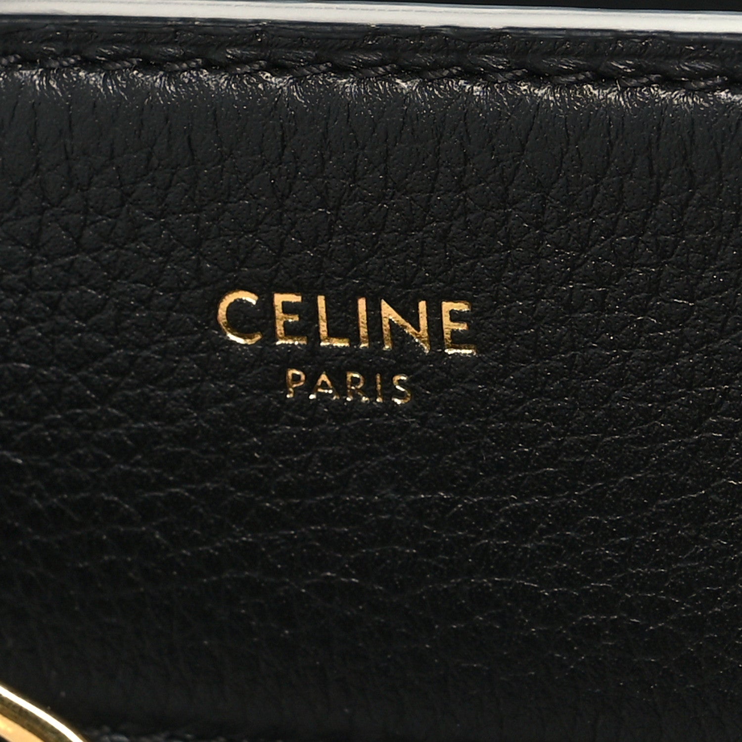Celine Supple Calfskin Medium Conti Black 6 of 11