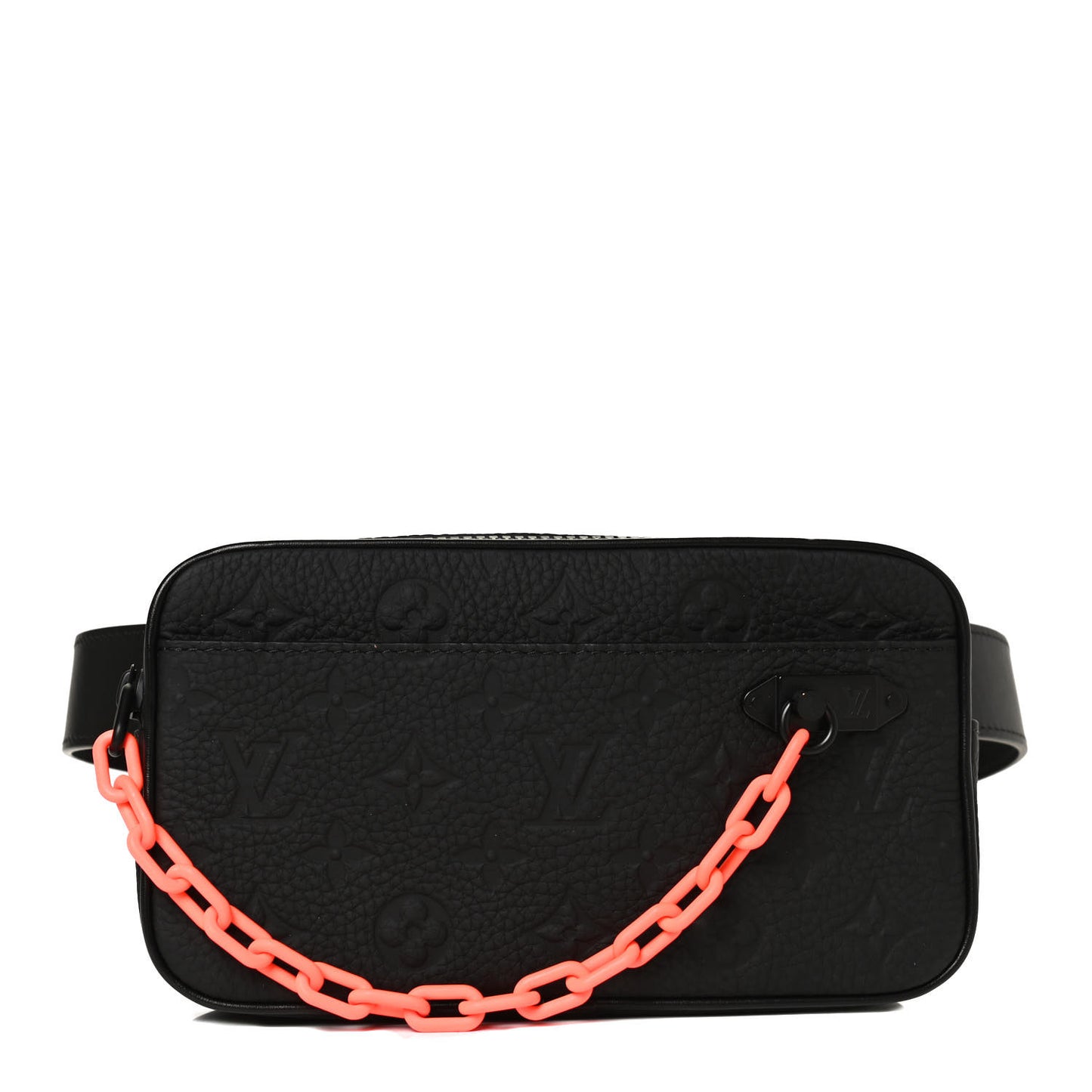 Taurillon Monogram Uniformes Solar Ray Soft Pochette Volga Belt Bag Black