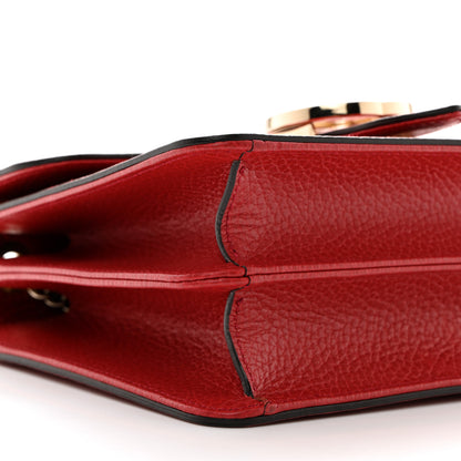 Gucci Dollar Calfskin Small Interlocking G Shoulder Bag Sun Orange 10 of 11