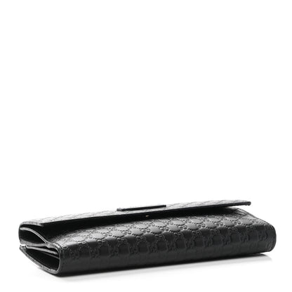 Gucci Microguccissima Continental Flap Wallet Black 4 of 9