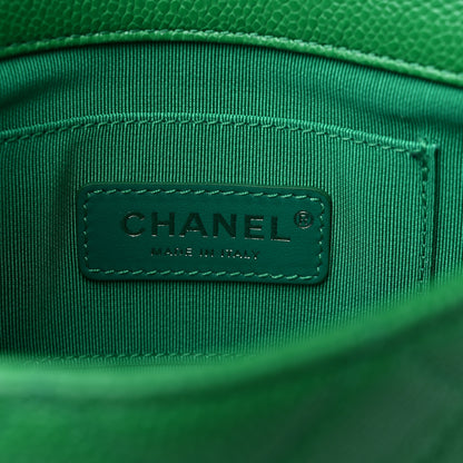 Chanel Caviar Quilted Mini Incognito Square Flap Green 6 of 10