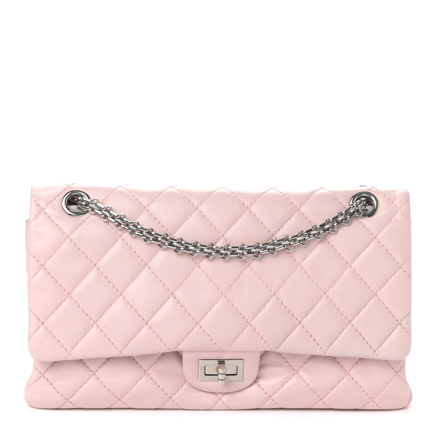 Chanel Lambskin Quilted 2.55 Reissue 226 Flap Pink 1 of 4
