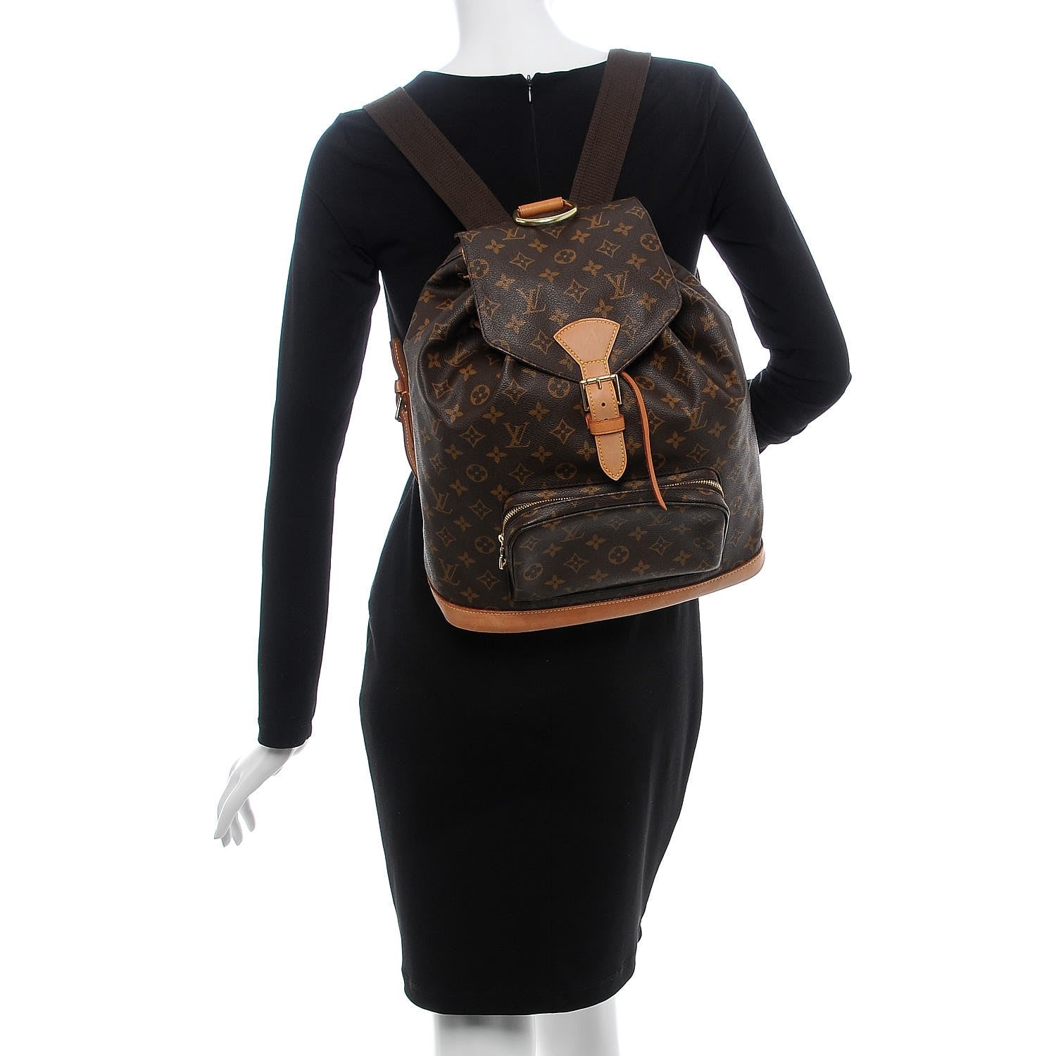 Louis Vuitton Monogram Montsouris GM Backpack 2 of 12