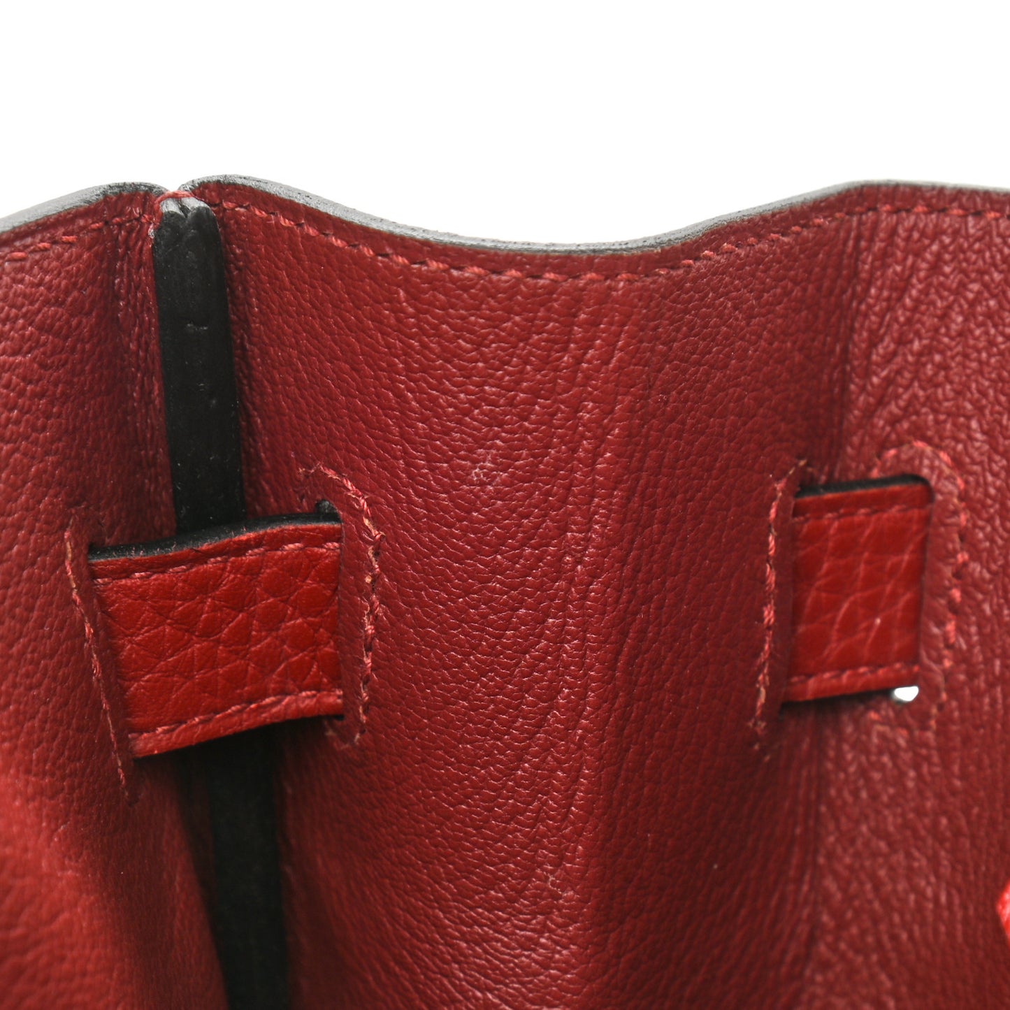 Taurillon Clemence Birkin 30 Rouge H