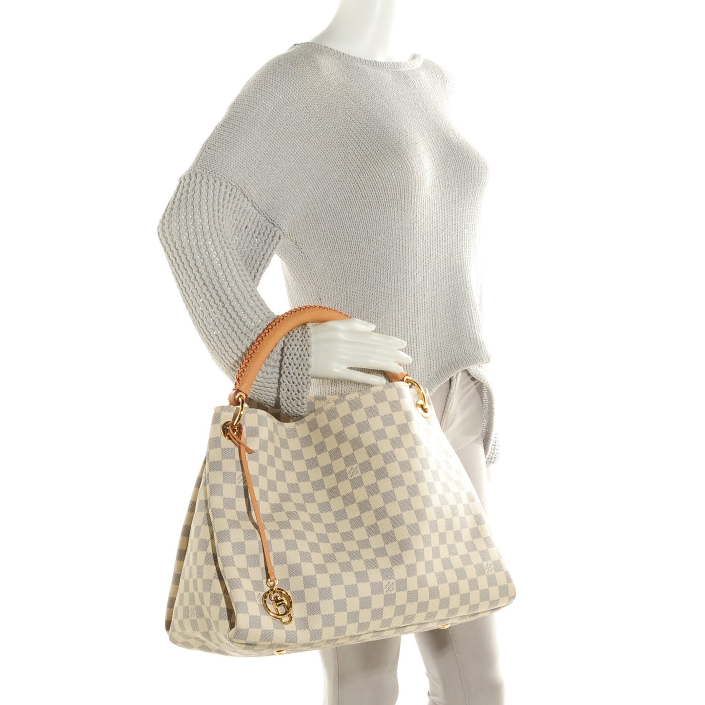 Damier Azur Artsy MM