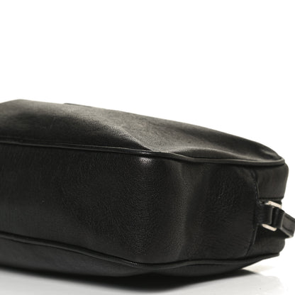 Saint Laurent Lambskin Monogram Embossed Small Lou Camera Bag Black 11 of 11