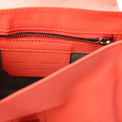 Proenza Schouler Lambskin PS1 Mini Pouch Messenger Bag Neon Coral 8 of 10