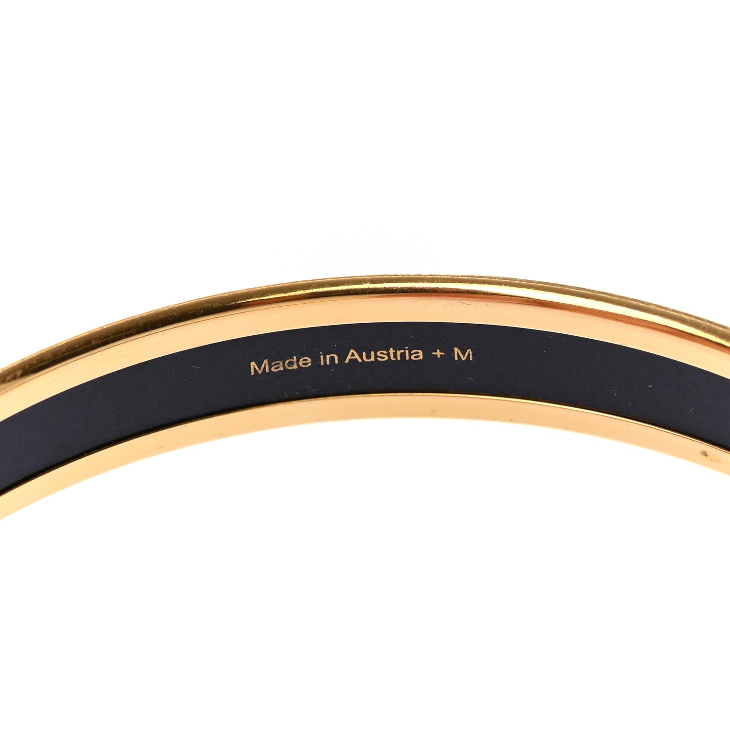 Hermes Enamel Printed Grand Apparat Narrow Bracelet 65 4 of 5