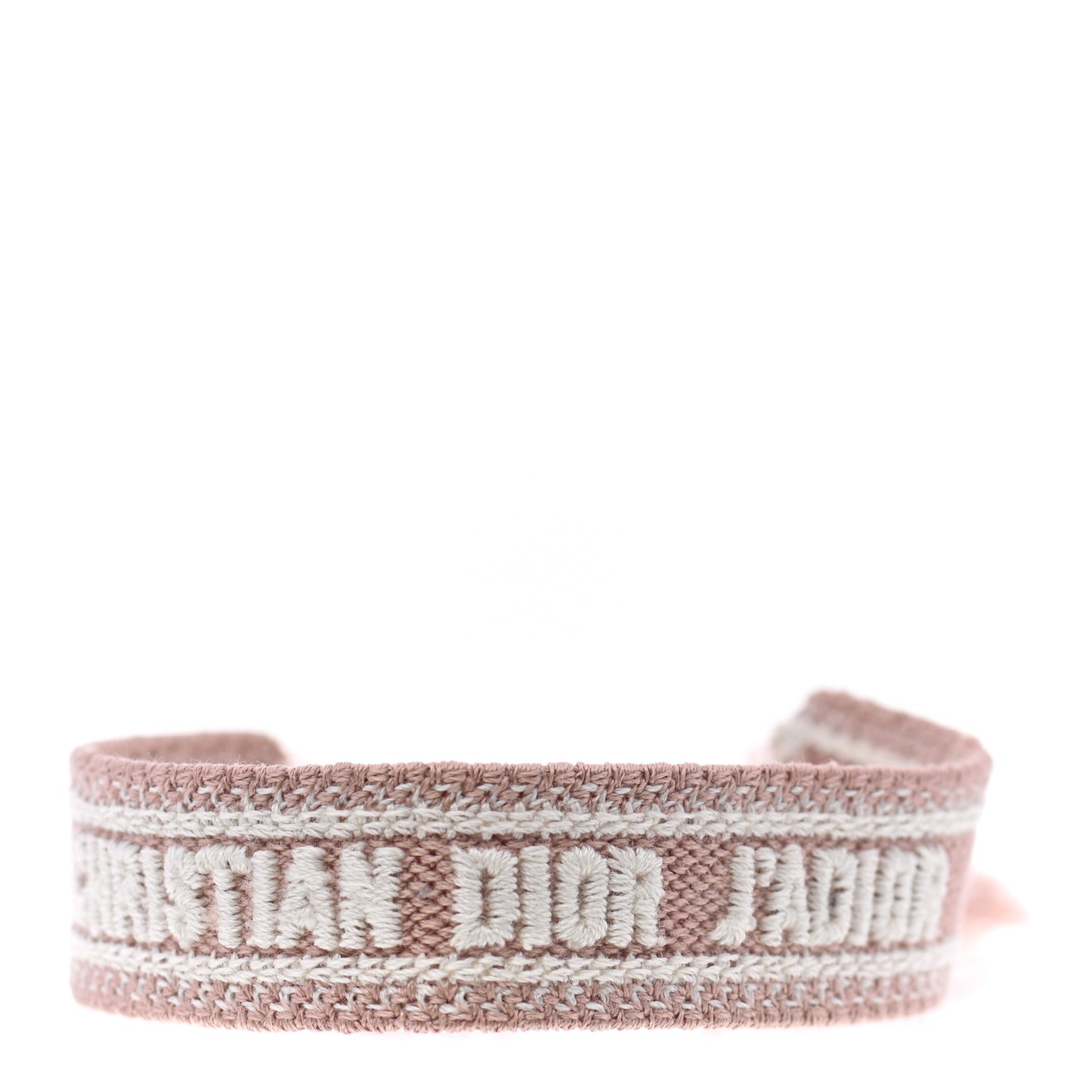 Woven Cotton J'Adior Friendship Bracelet Nude