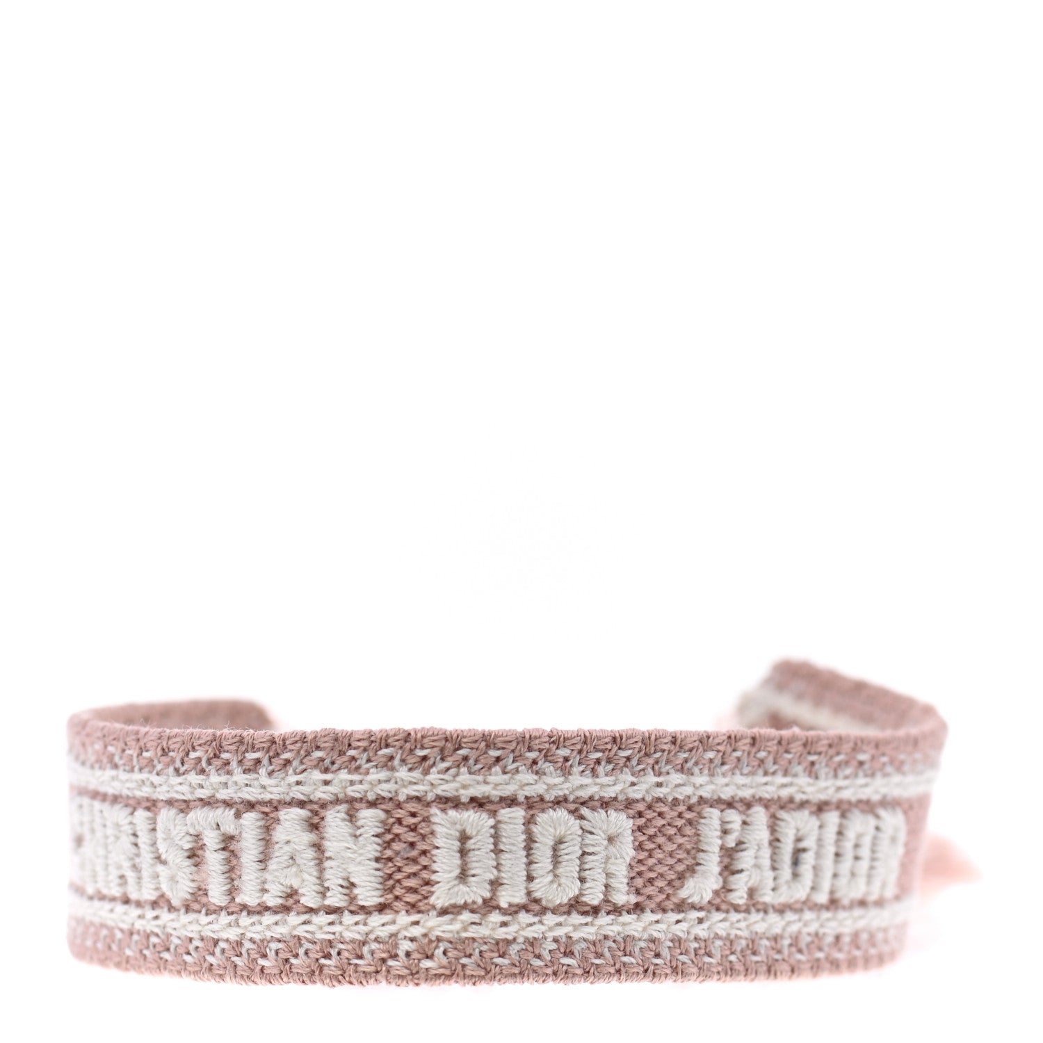 Christian Dior Woven Cotton J'Adior Friendship Bracelet Nude 1 of 3