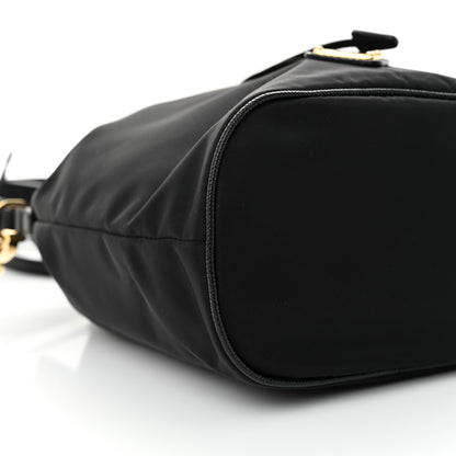 Prada Re-Nylon Saffiano Mini Re-Edition 1978 Bucket Bag Black 9 of 10