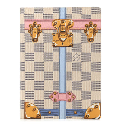 Louis Vuitton Damier Azur Summer Trunks Clemence Notebook MM 1 of 4