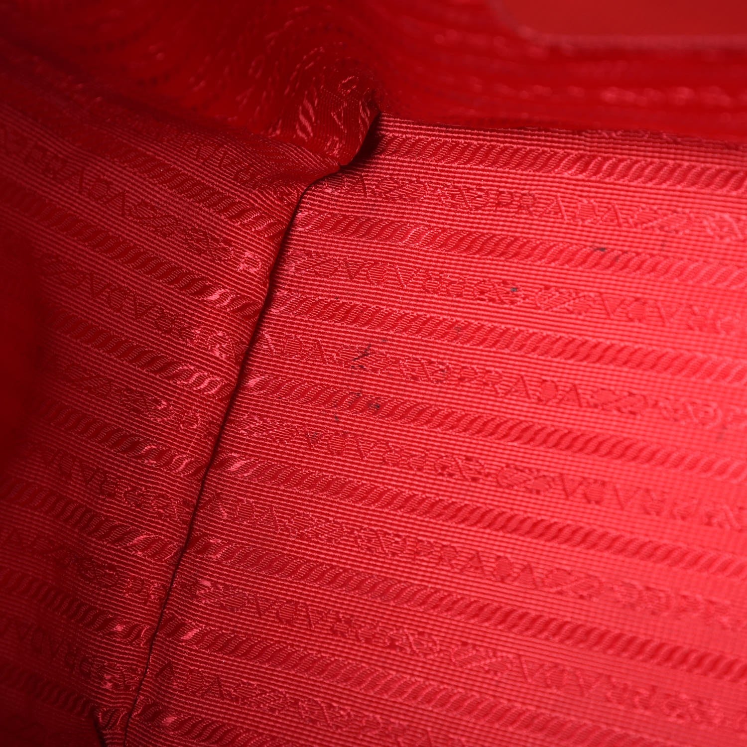 Prada Saffiano Lux Large Tote Rosso 13 of 13