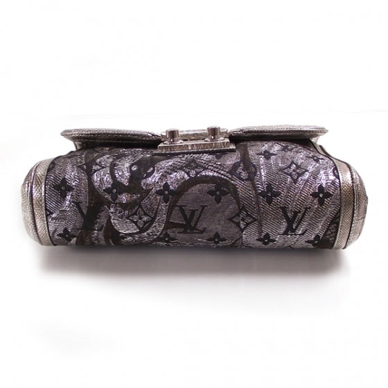 Brocade Thalie Clutch Silver
