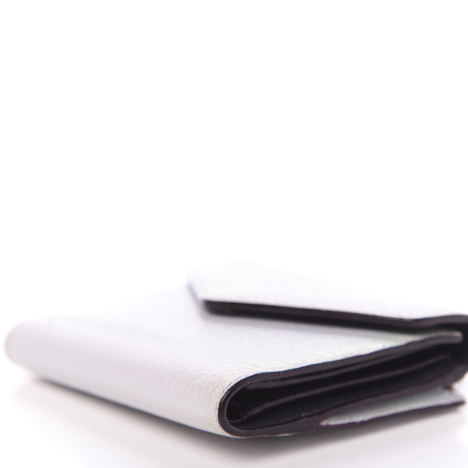 Christian Dior Bullcalf Diorissimo Medium Envelope Wallet Silver 8 of 10