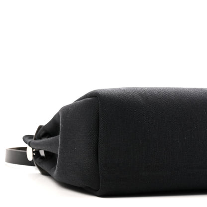 Hermes Military Toile Vache Hunter Herbag Zip Retourne 31 PM Black 10 of 11