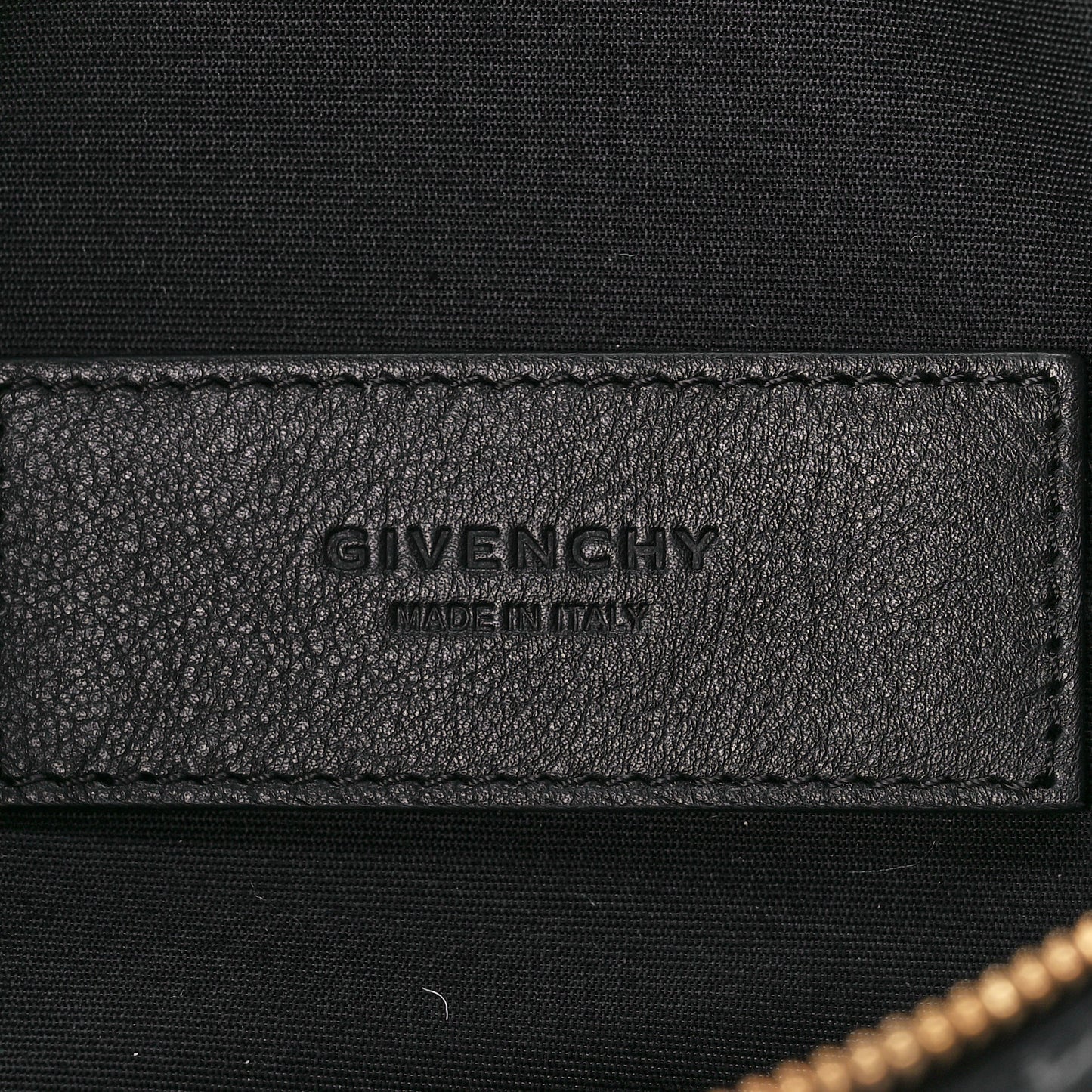 Calfskin Mini Whip Belt Bag Black