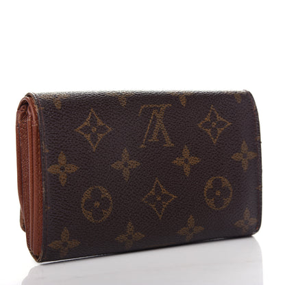 Louis Vuitton Monogram Porte-Monnaie Billets Tresor Wallet 3 of 11