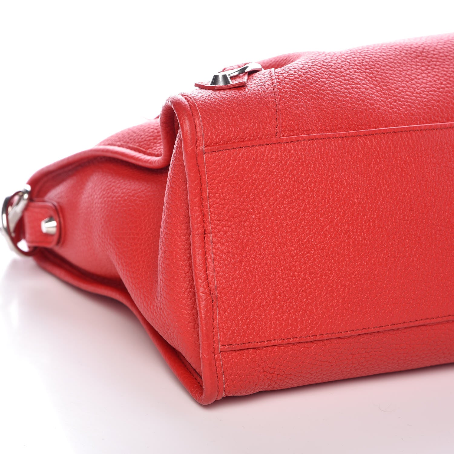 Balenciaga Vibrato Calfskin Classic Silver Hardware City Rouge Cerise 9 of 10
