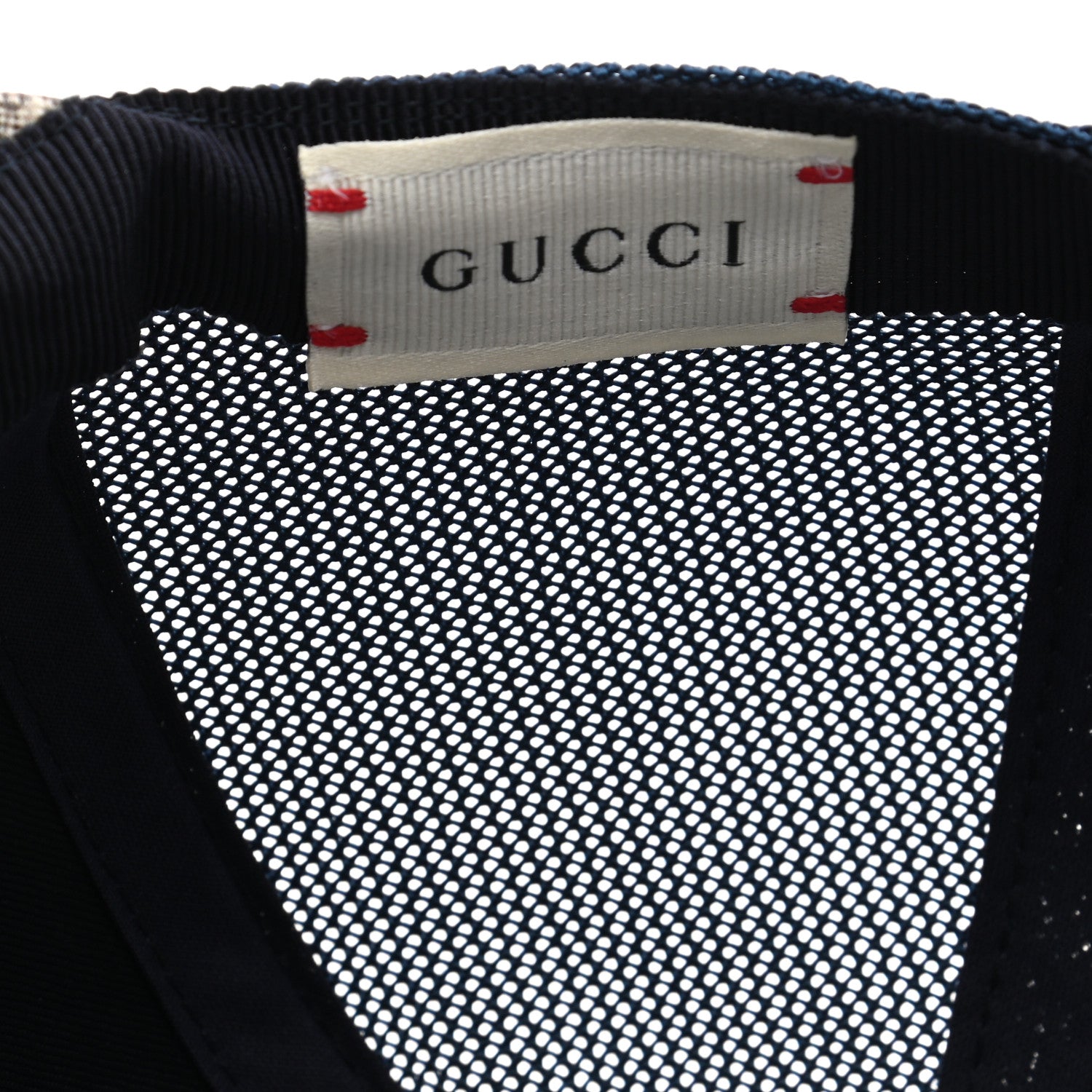 Gucci GG Supreme Monogram Stars Baseball Hat M Blue 8 of 9