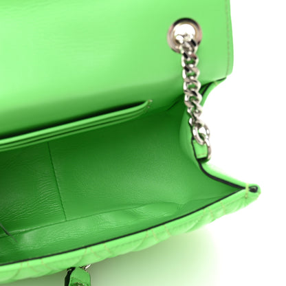 Versace Patent Quilted Virtus Shoulder Bag Mint 5 of 14