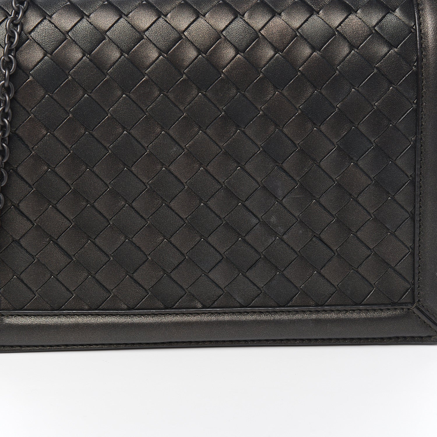 Bottega Veneta Nappa Intrecciato Chain Bag Black 10 of 10