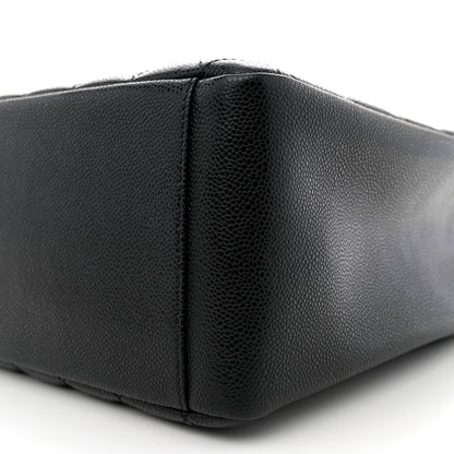 Chanel Caviar Quilted Grand Shopping Tote GST Black 12 of 13