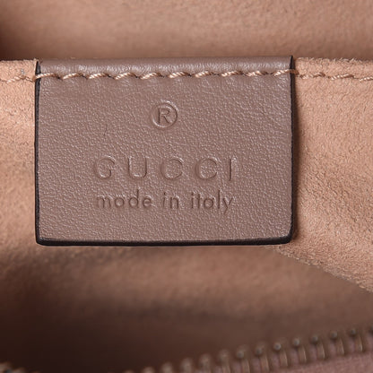 Gucci Calfskin Matelasse Mini GG Marmont Chain Shoulder Bag Porcelain Rose 8 of 11