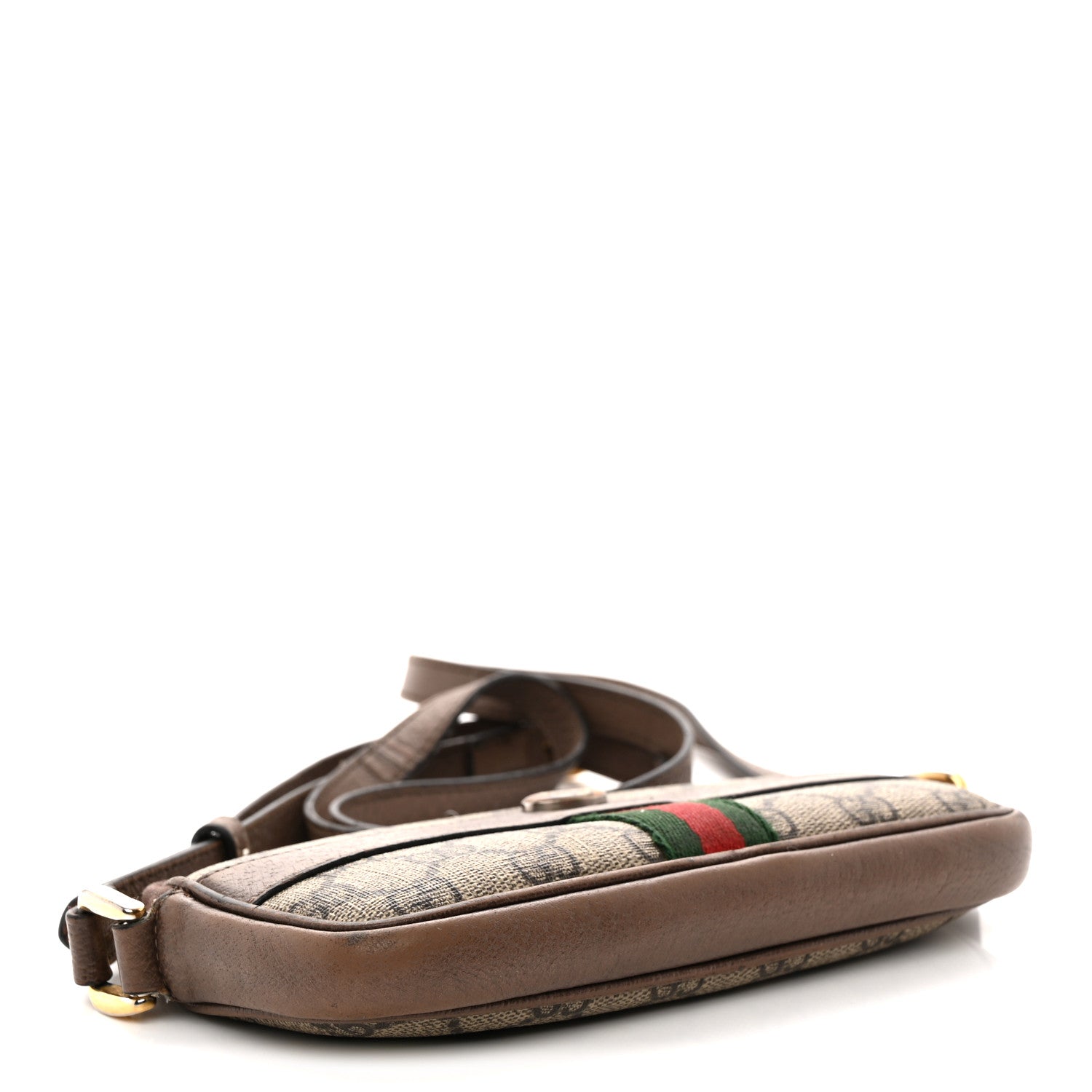 Gucci GG Supreme Monogram Web Mini Ophidia GG Bag Brown 4 of 16